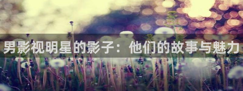 飘花神马影视：男影视明星的影子：他们的故事与魅力